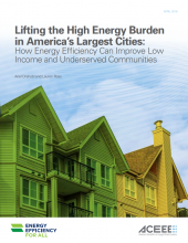 Lifting the High Energy Burden in America’s Largest Cities: How Energy Efficiency Can Improve Low-Income and Underserved Communities
