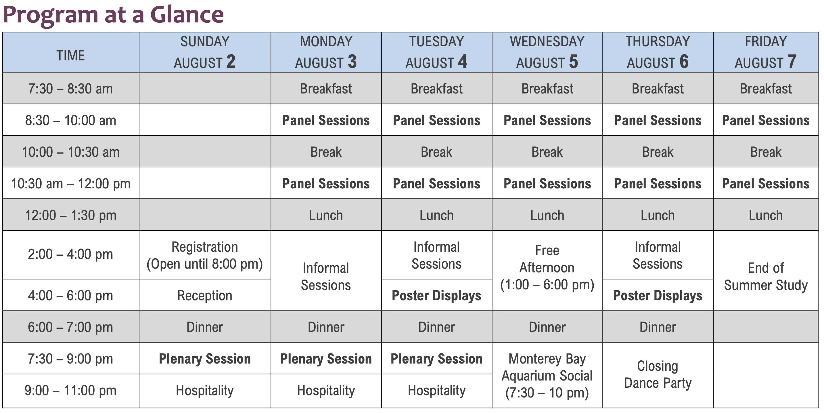program